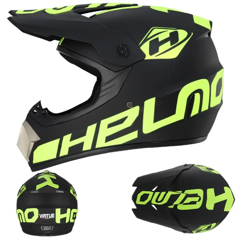 Motorcycle Helmet Children Off-road Helmet For Kids child MotoBike Downhill AM DH Cross safety Helmet Capacete Motocross Casco