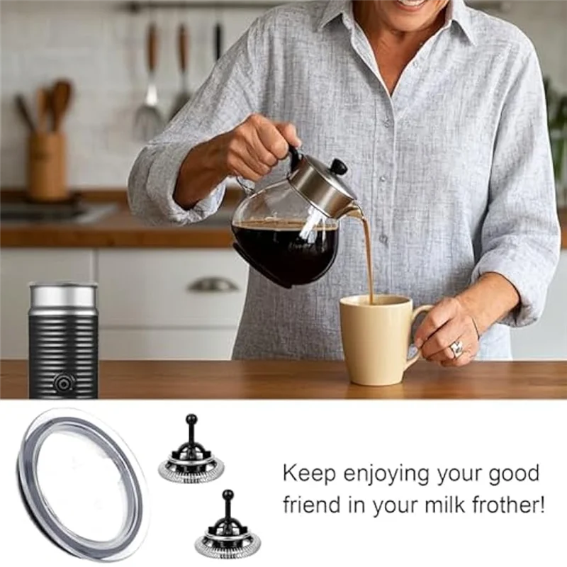 【Must-Haves】Milk Frother Replacement Parts Lid For Nespresso Aeroccino 3 Blender Replacement Parts