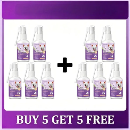 50ml Pet Oral Care Spray Dogs Cats Teeth Cleaning Fresh Breath Daily Dental Care Pet Supplies