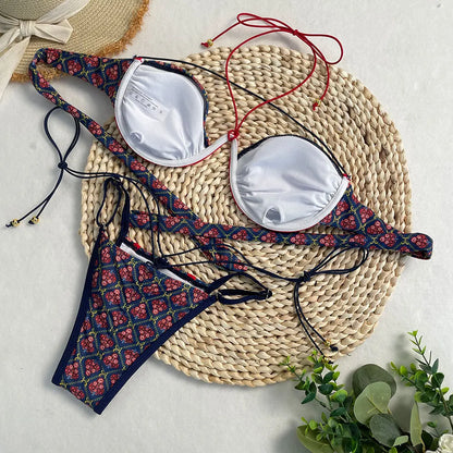 DEBAIOR Push Up Bikinis Sexy Women Swimsuits Female Swimwear Bikini Set Bandage Bathing Suit Swimming Suits Beachwear Thong