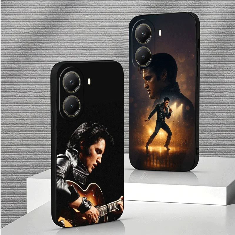Soft Phone Case For Xiaomi Poco M7 M8 X7 X8 Pro Max X5 X3 Singer E-Elvis P-Presley X6 M6 M5S F8 F7 Redmi 15 15C 14C 13C 15T 17T