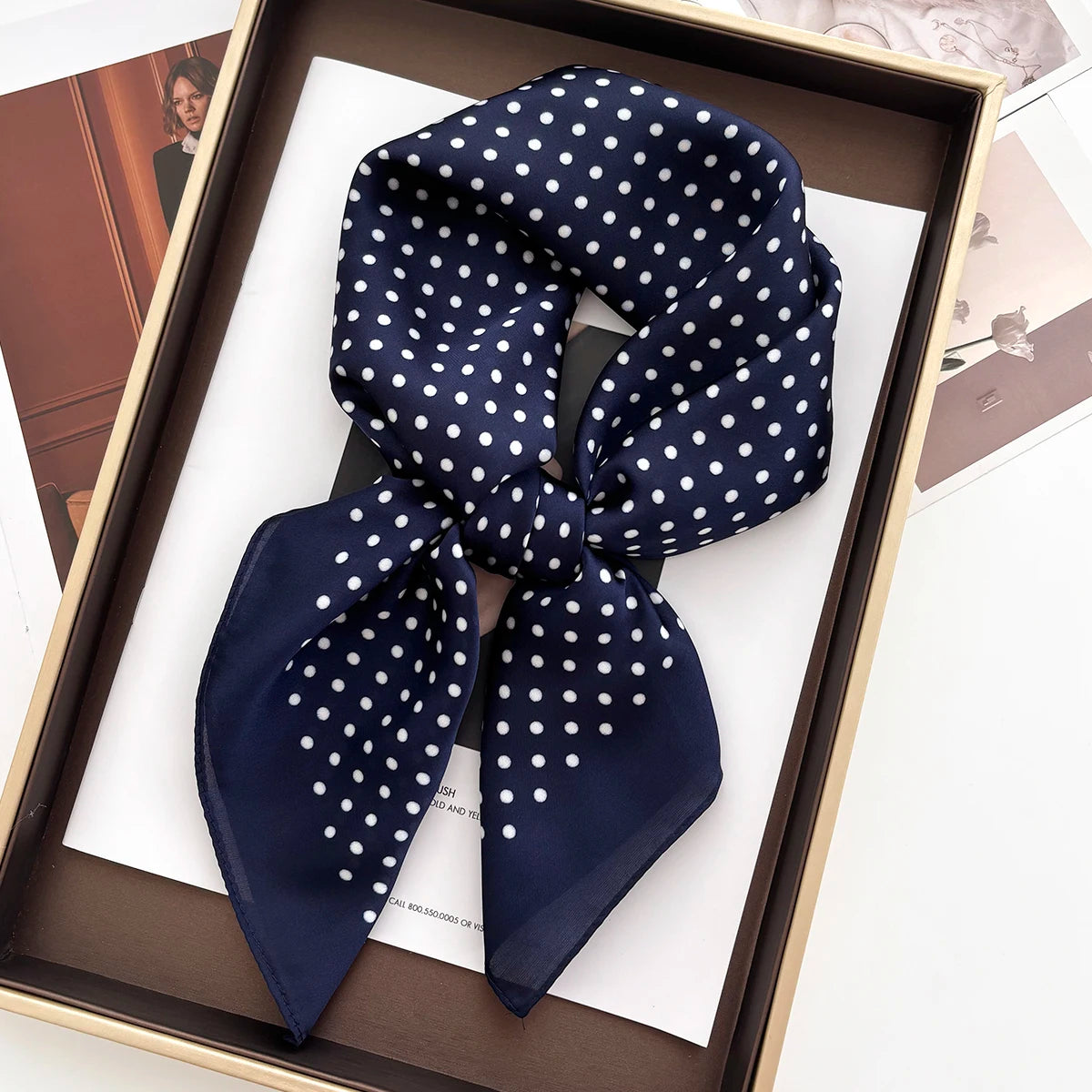 70*70cm Women's Square Scarf Soft Satin Floral Print Wrap Foulard Neckerchief Bandannas Hair Skinny Tie Hijab Shawls