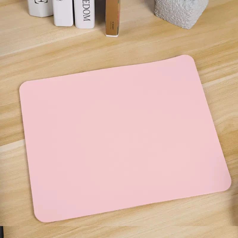 Small PU Mouse Pad NonSlip Professional Gaming Desktop Mouse Pad Waterproof Anti-Scratch Easy To Clean Mat For PC Laptop Desktop