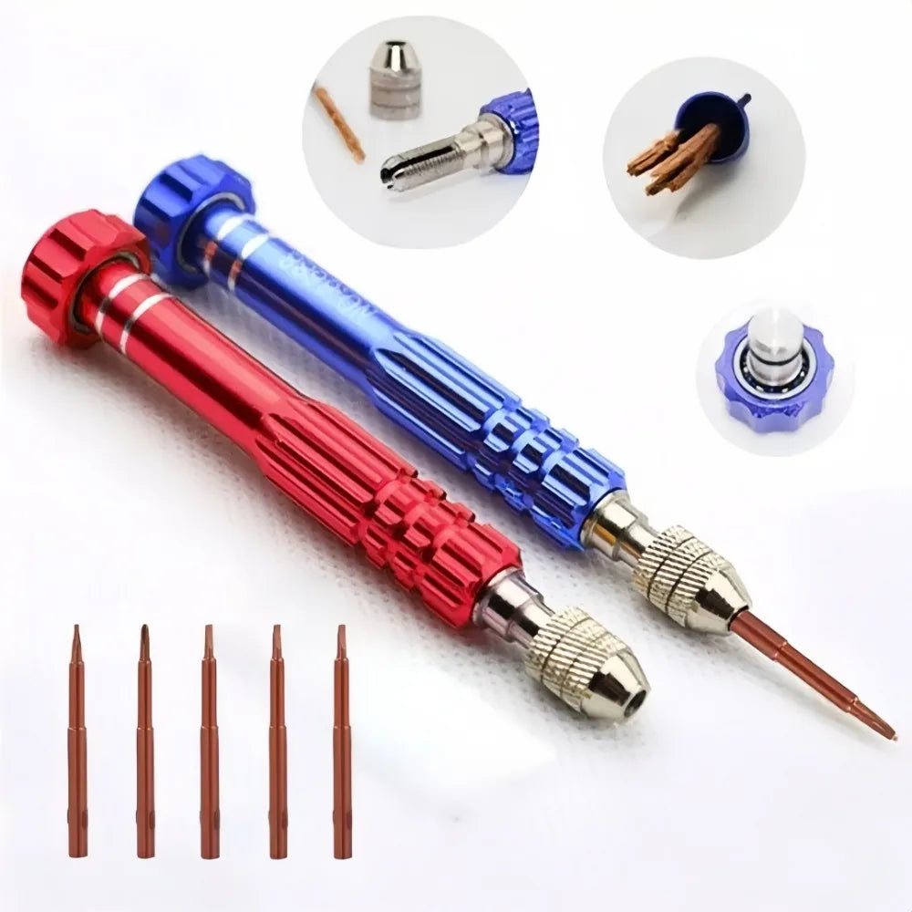 Screwdriver Disassembly Kit Universal 5 in1 DIY Disassembly Precision Multifunctional Watch Glasses Mobile Phone Repair Tool