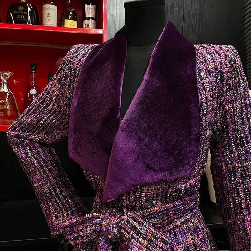 Female Overcoat 2025 New Fashion Lapel Women Woolen Coat Autumn Winter High Quality Temperament Women Woolen Coat Overcoat Y249