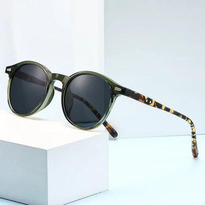 Small-Frame Round Myopia Sunglasses Retro Brand Designer Sun Glasses UV400 Shades Eyewear Men Goggles Diopter 0 To -4.0
