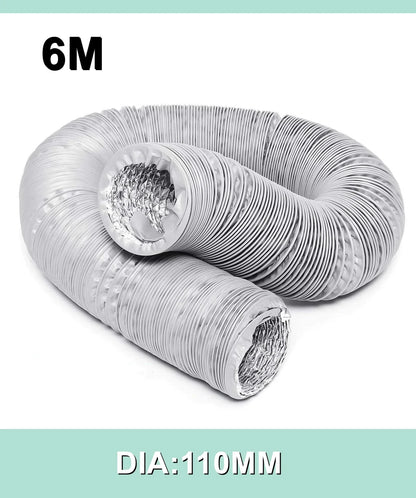 80mm/100mm/110mm/130mm/150mm Portable Air Conditioner Exhaust Vent Pipe Flexible Air Conditioner Exhaust Pipe Vent Hose Outlet