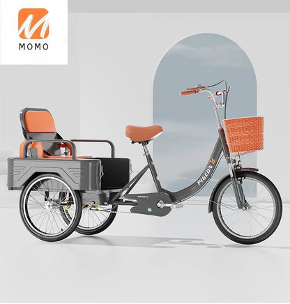 Tricycles for elderly people, pedals, pedals, variable speed bicycles for elderly people, rickshaws for transportation,