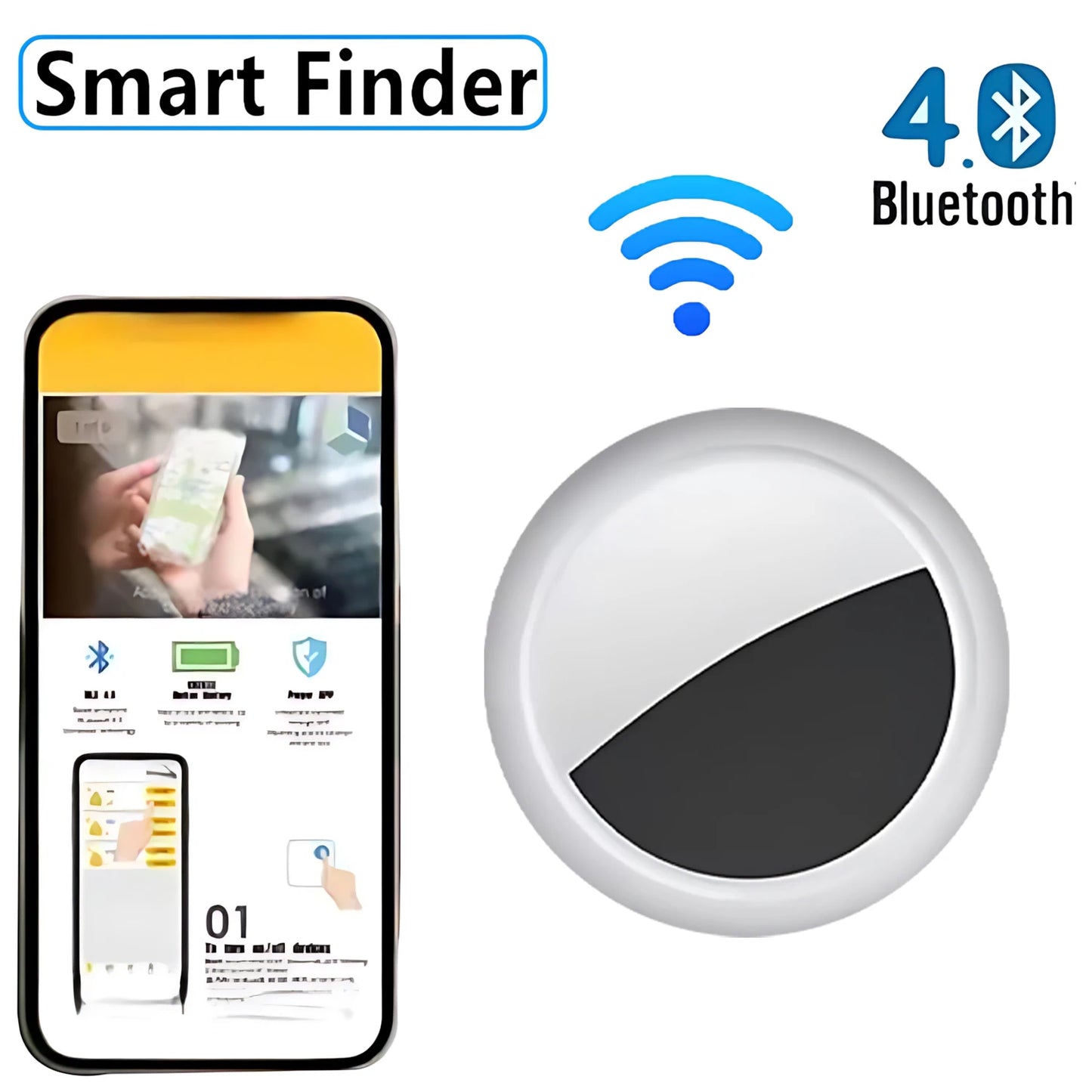 Mini traceur GPS, localisateur GPS, GPS intelligent pour voiture, pour la recherche, retrouveur de clés, traceur pour enfants, traceur pour animaux de compagnie, GPS
