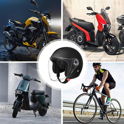 Helmet For Motorcycle Motorcycle Half Face Helmet Protective Gear With Visor For Women Men Adventure Outdoor Riding Scooter