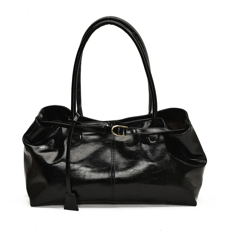Vintage Handbag for Women Large Capacity 2026 New Underarm Commuting Bag Fashion Female Casual Single Shoulder Tote Bag Handbags