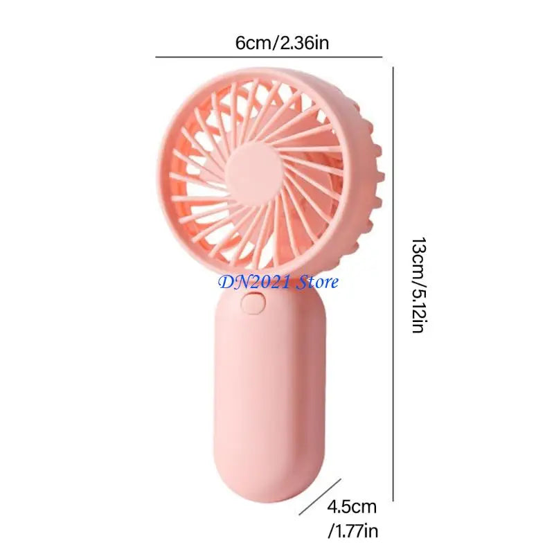 F3KE Portable Mini Fan Handheld Small Handheld Fan Travel AM4 Battery Operated