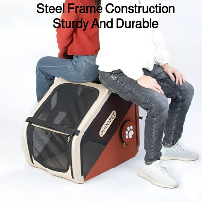 Pet Car Cage Safety Kennel Escape Prevention Cat and Dog Travel Fixed Dog Cage Portable and Breathable Pet Products