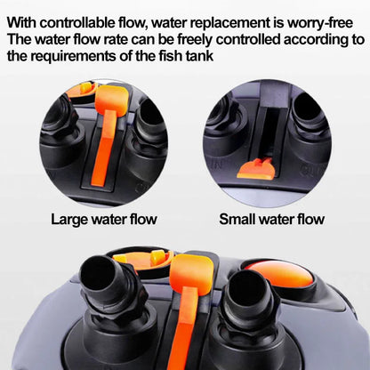 External Filter Bucket for Fish Tank 3 in 1 Water Purification Silent Circulation Pump High Efficiency Aquarium Cleaning Tool