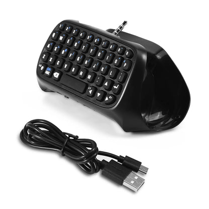 Gaming Keyboard Mini Wireless Bluetooth Gaming Keyboard Chatpad for Sony PS4 Controller Mini Wireless Keyboard
