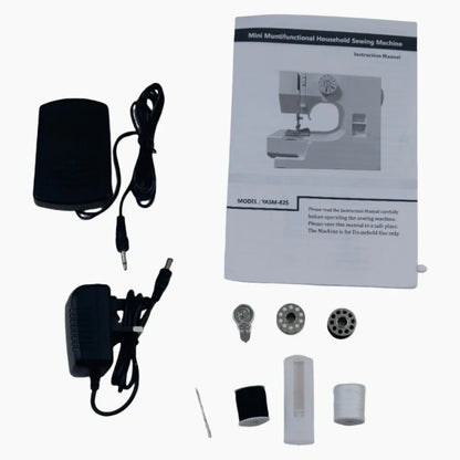 825 Semi-Auto Electric Sewing Machine for Home | Beginner Friendly | All Fabrics,12 Stitches Domestic Sewing Machine