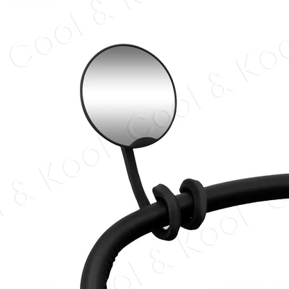 Stroller Mirror 360° Rotating, Shatterproof with Non-Slip Silicone Leg for a Full, Secure View of Your Baby