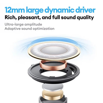 New Lenovo LE209 Wireless Bluetooth Earphone Business Music Bluetooth Headphone HD Call with Mic 30H Battery Life Gaming Headset