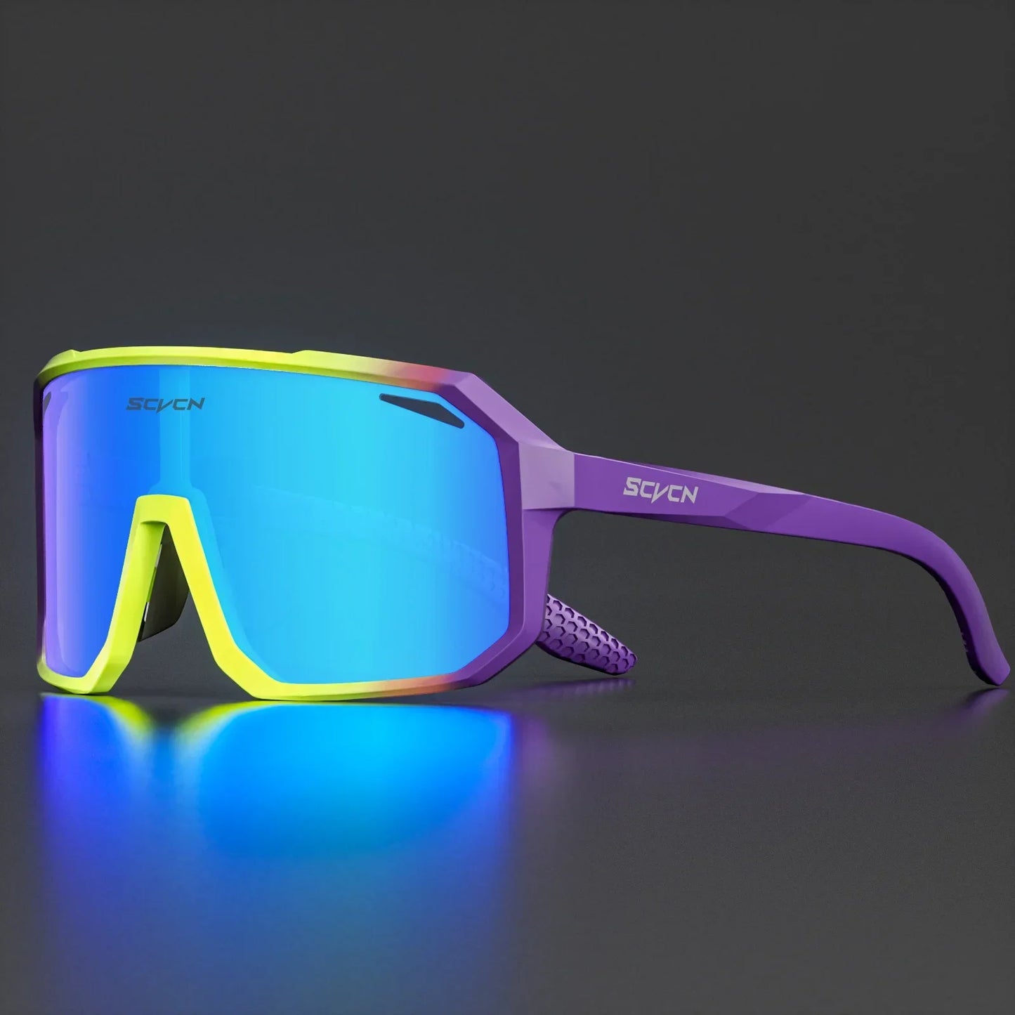 SCVCN New Cycling Sunglasses Men Road Driving Bike Glasses Outdoor Sports Running Women Bicycle Cycling Glasses UV400 Goggles