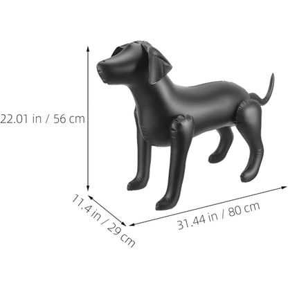 Inflatable Dog Mannequin Pet Clothing Model Dog Mannequin Display Puppy Dress Form Animal Mannequin