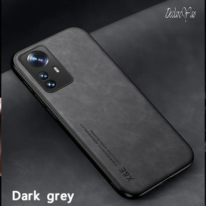 DECLAREYAO Slim Suede Leather Hard Coque For Xiaomi Mi 14T 13T 12T 11T 10T 9T 15 Pro 14 Ultra 13 12 12X 12S 11 Lite Case Cover