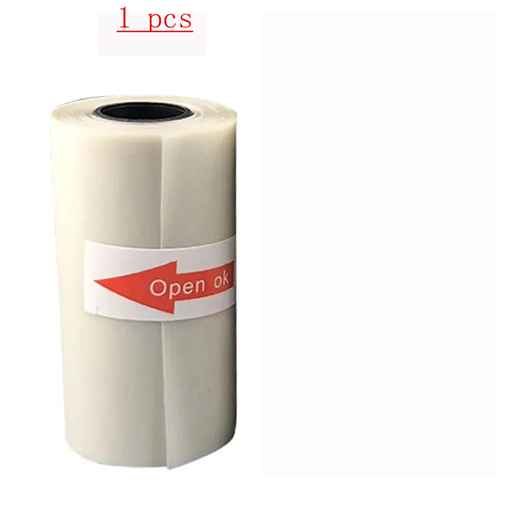 57MM X 30MM Adhesive Transparent Thermal Paper Clear Thermal Sticker Paper For Mini Thermal Printer Photo Printing Paper