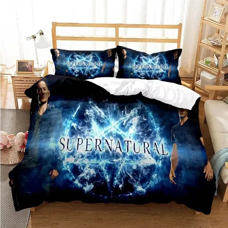 Supernatural 3D Printed Duvet Cover Set Twin Full Queen King Size Bedding Set Bed Linens Comforter Bedding Sets