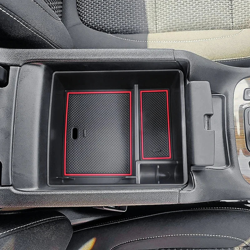 Car Accessories Center Console Organizer 2017- 2023 Car Interior Accessories Armrest Storage Tray Stowing Tidying For GMC Acadia