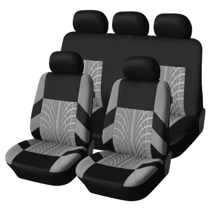 AUTOYOUTH Unique Flat Cloth Car Seat Cover ( Detachable Headrests and Solid Bench) Interior Accessories Universal Car Seat Cover