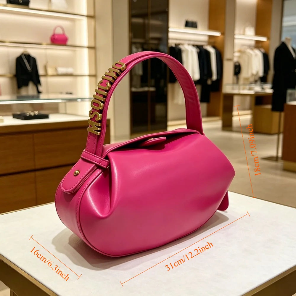 Women French Bread Stick Underarm Bag Crossbody Shoulder Handbag Purse Mini Round Tube Clutch Casual Summer 2026 New