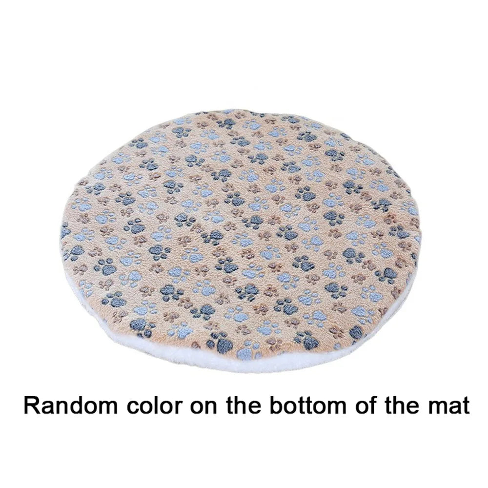 Soft Cat Bed Mats Short Plush Pet Sleeping Bed Mats for Cats Small Dogs Cute Pet Pad Blanket Warm Kitten Cushion Cat Accessories