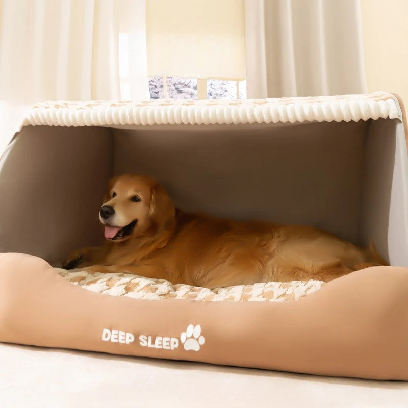 Moisture-proof Indoor Dog House Soft and Comfortable Large Space Warm Cat Dogs Kennel Deep Sleep Pet Products Supplies