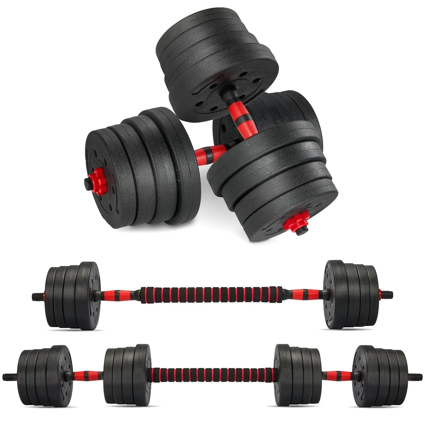 Dumbbells Barbell Set 30KG/20KG/15KG, Adjustable Dumbbells Weight Lifting Training For Man/Woman,effective for Bodybuilding Fitn