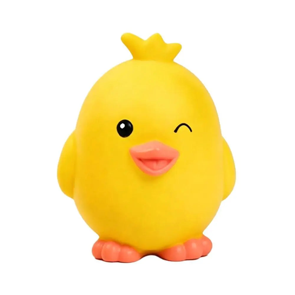 Pet Interactive Squeaker Chew Training Toy for Dog Cat Rubber Puzzle Toy yellow duck, penguin Chew Training Pet Products