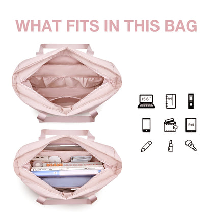 BAGSMART Tote Bag Women Large Capacity Crossbody Bags Handbag Shoulder Shopper Bag Women's Bags for University College