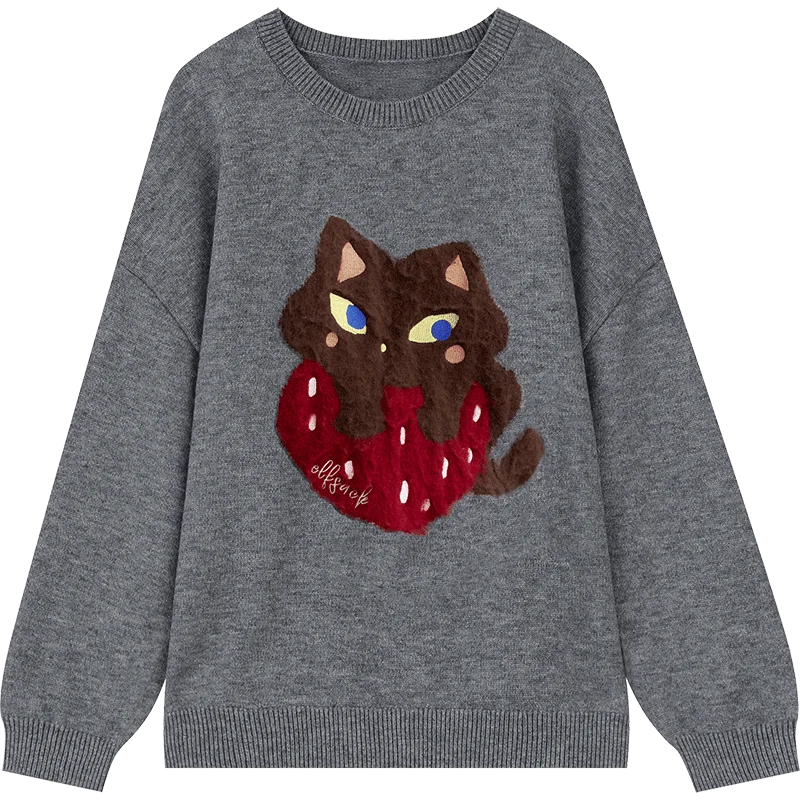 ELFSACK 2024 Autumn New Arrivals Colorful Christmas Y2K sweater Knitwear for women