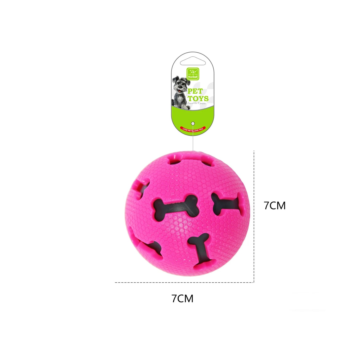 TPR Elastic Toy Ball for Pets Chewable Sound-making Nteractive and Dog Training Dog Interaction To Relieve Boredom Dog Supplies