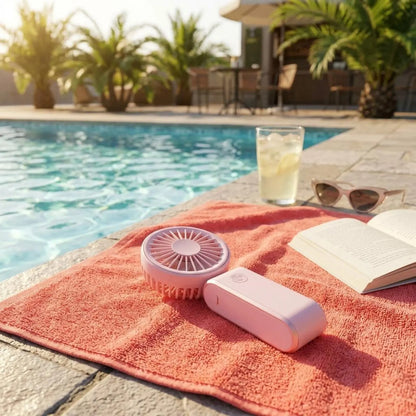 Portable Handheld Fan Lightweight USB Rechargeable Fan for Travel, Outdoor