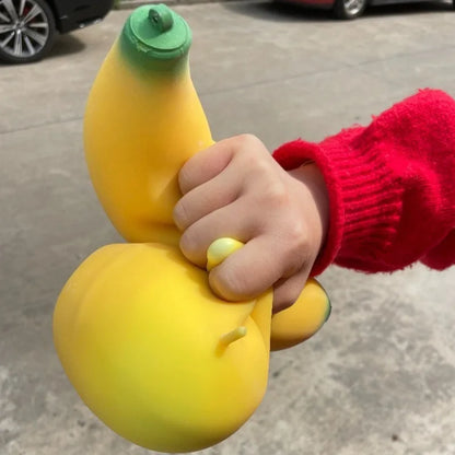 Giant Banana Squishy Toy Slow Rebound Soft Squeeze Stress Relief Toy Simulation Fruit Decompression Gift Home Decor