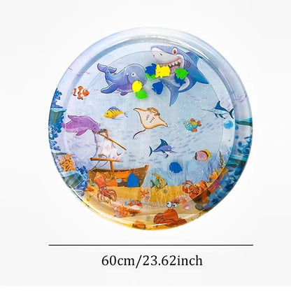 Pet Water Sensory Play Mat Inflatable Cat Water Bed Cushion Puppy Cats Pet Kennel Outdoor Water Toy Cool Cold Mat Pet Supplies