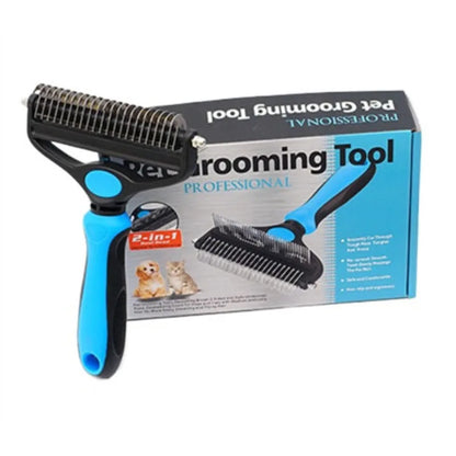 Pet Grooming Comb Cat Grooming Knot Opener Fine Toothed Hair Brush Dog Hair Removal Comb