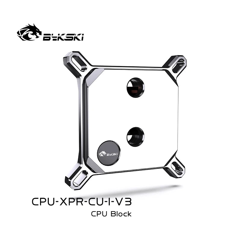 Bykski CPU Block Use for INTEL LGA115X 1200 1700 2011/AMD Ryzen 3/5/7 X470 X570 Water Cooler Radiator CPU-XPR-CU-I/M-V3