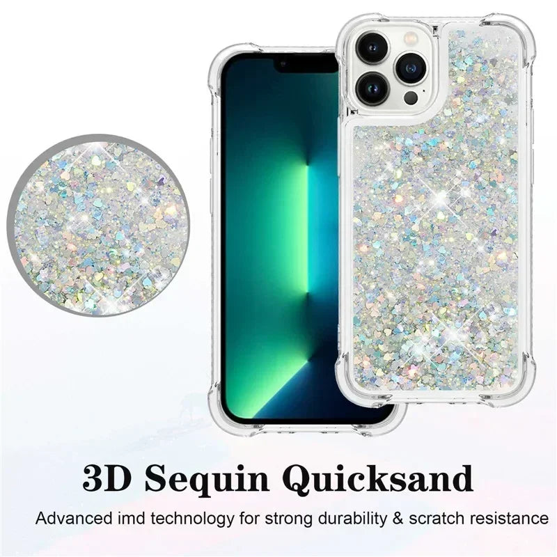 Xiomi 14T 13T Pro 13 Lite 12S Ultra Phone Case for Xiaomi Poco M6 X6 F5 X5 Luxury Anti Fall And Quicksand Soft Half Pack Cases