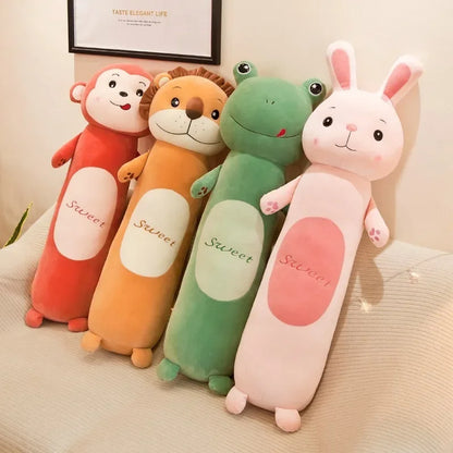 2025 New Pillows for Bedroom Soft and Comfortable Soft Long Sleeping Pillow Delicate and Smooth Cute Animal Cylindrical Pillow