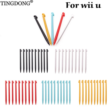 10Pcs Stylish Color Touch Stylus Pen for Wii U WIIU GamePad Console