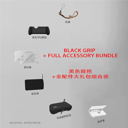 Gaming Accessories Dual Screen Flip Up Handheld Device Protective Case Storage Bag Lanyard Soft Bag Grip for AYN THOR