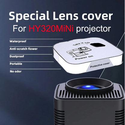HY320mini Projector Lens Cover Portable Lens Cover Projector Dustproof Protective Lens Cover Home Video Projector Lens Cover