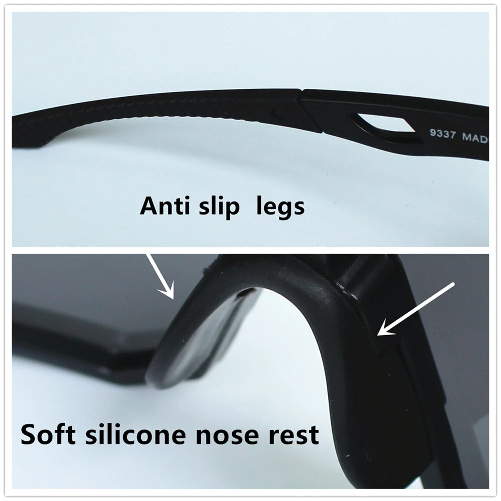 Cycling Sunglasses For Adults Sports Bicycle Glasses MTB Mountain Bike Fishing Hiking Riding Eyewear for Men Women Goggles
