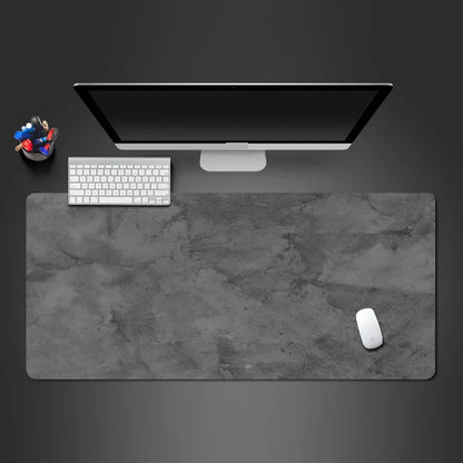 Gray Mouse Pad Large/Small Overlocked Mousepad XXL Desktop Keyboard Table Pad Gray Series Game Desk Mat Computer Accessories