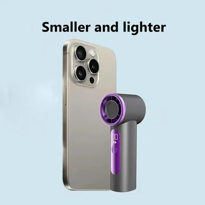 Portable Fan For Travel Mini: Small Pocket Handheld Fan Personal Rechargeable Turbo USB High Speed Keeping Cool In Hot Weather